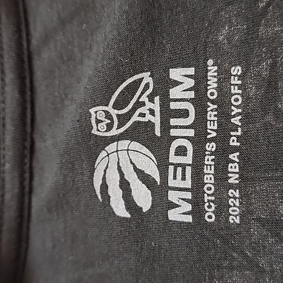 OVO Raptors 2022 NBA Playoffs Mens Long Sleeve Shirt (J) - Picture 6 of 7